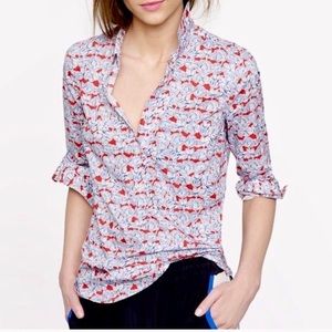 J. Crew Liberty Shirt Sz 6